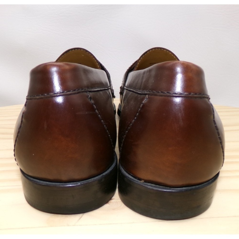 Cole Haan Kiltie Pinch Buckle Loafers 03517 Mens Brown Size 9.5 D Slip On - Picture 4 of 7
